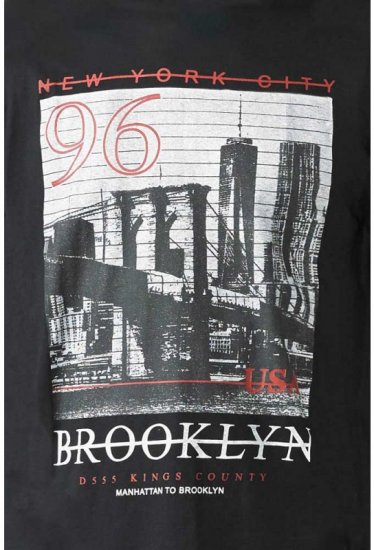 D555 Cain T-shirt Black - T-shirts - T-shirts Homem Tamanhos Grandes