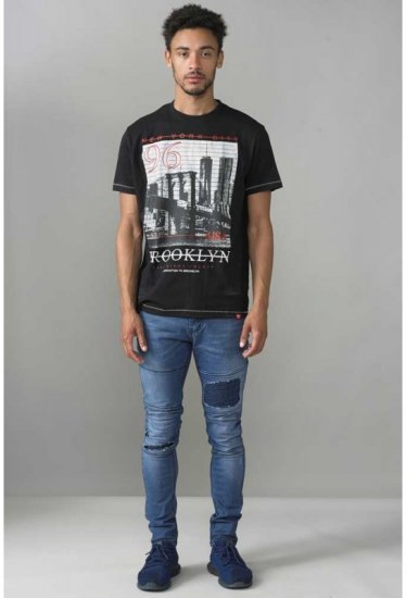 D555 Cain T-shirt Black - T-shirts - T-shirts Homem Tamanhos Grandes