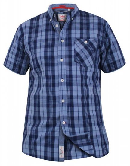 D555 Genoa Short Sleeve Shirt & T-shirt Combo - Camisas - Camisas Homem Tamanhos Grandes