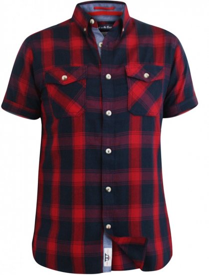 D555 Oliver Short Sleeve Shirt - Camisas - Camisas Homem Tamanhos Grandes