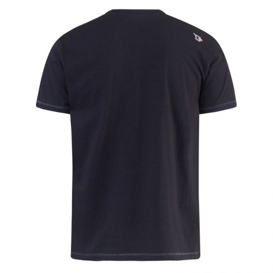 D555 Phillip T-shirt Black - T-shirts - T-shirts Homem Tamanhos Grandes