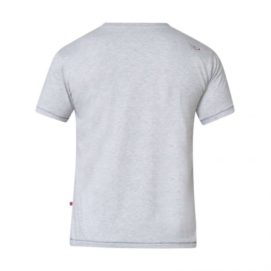 D555 Phillip T-shirt Grey - T-shirts - T-shirts Homem Tamanhos Grandes