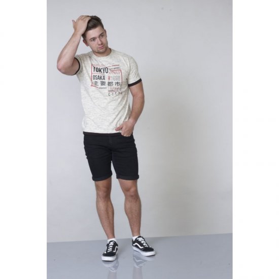 D555 Merlin T-shirt Grey - T-shirts - T-shirts Homem Tamanhos Grandes