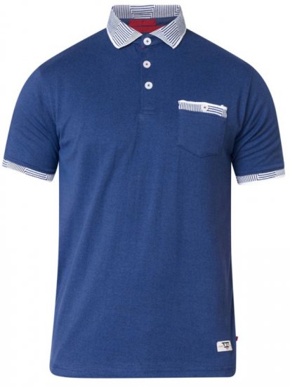 D555 George Polo Navy - Pólos - Pólos Tamanhos Grandes Homem