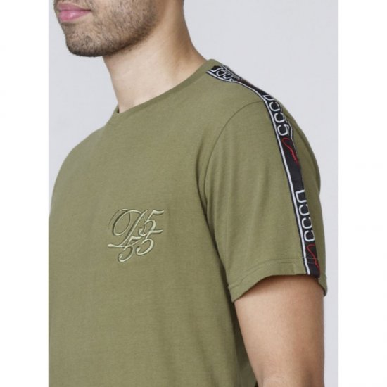 D555 Kambria Couture T-shirt Khaki - T-shirts - T-shirts Homem Tamanhos Grandes