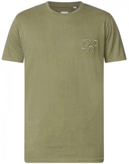 D555 Kambria Couture T-shirt Khaki - T-shirts - T-shirts Homem Tamanhos Grandes