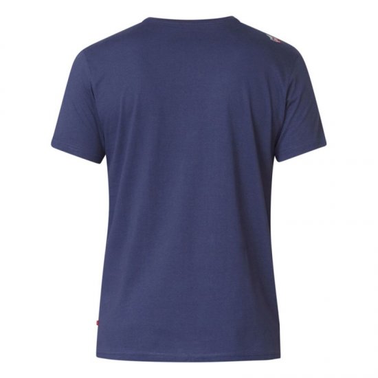 D555 Kenton T-shirt Navy - T-shirts - T-shirts Homem Tamanhos Grandes