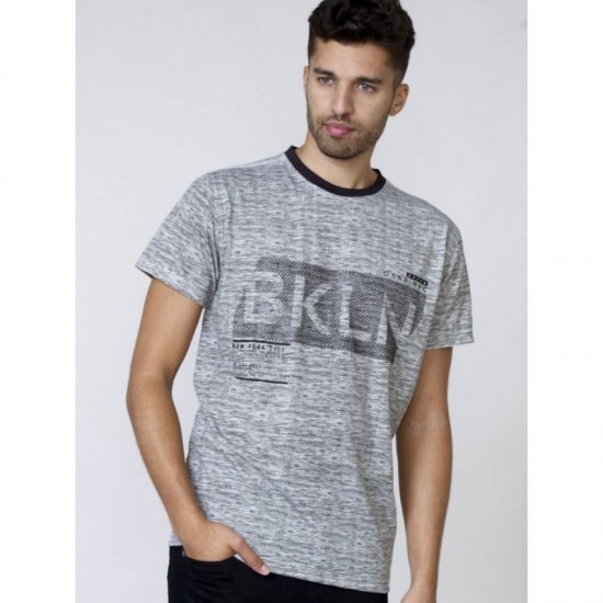 D555 NewYork Brooklyn T-shirt Black - T-shirts - T-shirts Homem Tamanhos Grandes