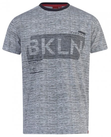 D555 NewYork Brooklyn T-shirt Black - T-shirts - T-shirts Homem Tamanhos Grandes
