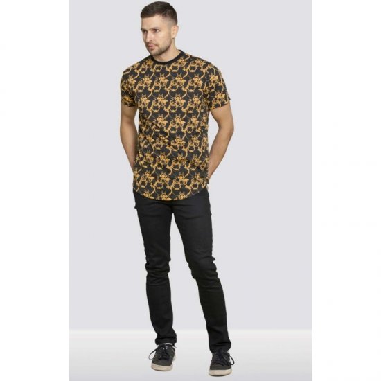 D555 Dave Couture T-shirt Black - T-shirts - T-shirts Homem Tamanhos Grandes