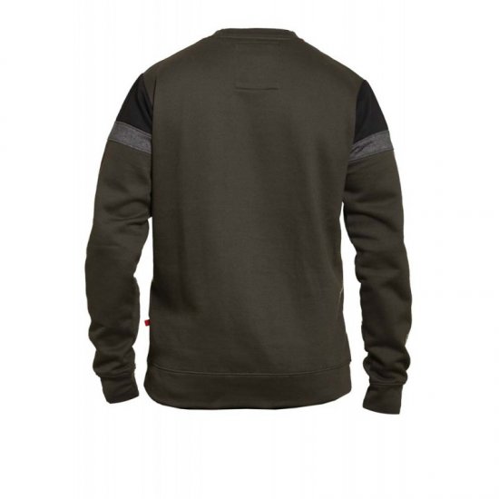 D555 Clermont Sweatshirt Khaki - Sweatshirts & hoodies - Sweatshirt & Camisolas com Capuz tamanhos grandes