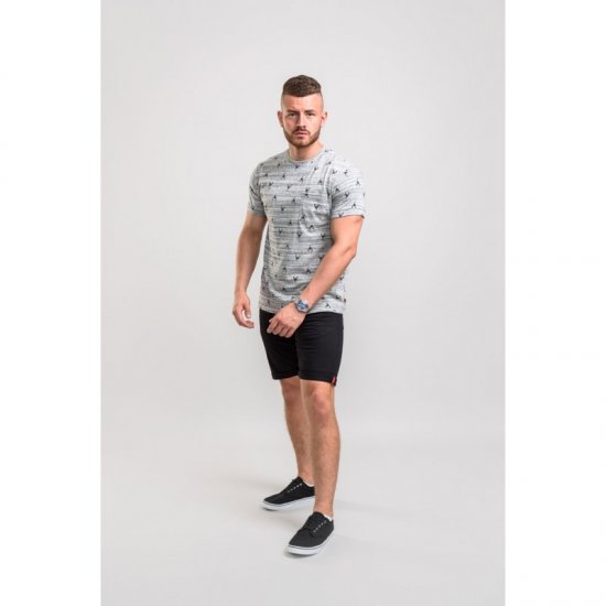 D555 Dario T-shirt Grey - T-shirts - T-shirts Homem Tamanhos Grandes