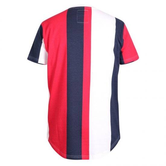 D555 Bancroft T-shirt Red/Navy - T-shirts - T-shirts Homem Tamanhos Grandes
