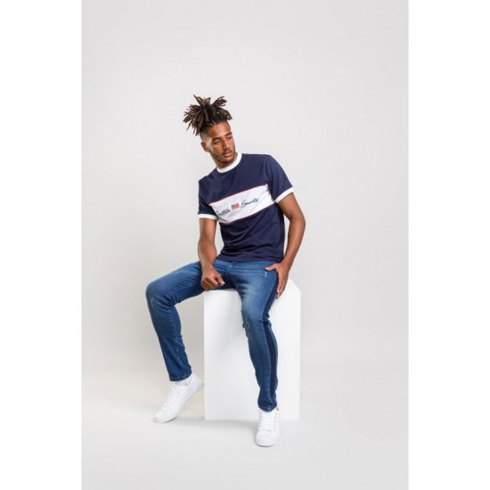 D555 Cullen T-shirt Navy - T-shirts - T-shirts Homem Tamanhos Grandes