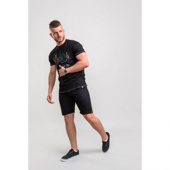 D555 Shelby T-shirt Black - T-shirts - T-shirts Homem Tamanhos Grandes