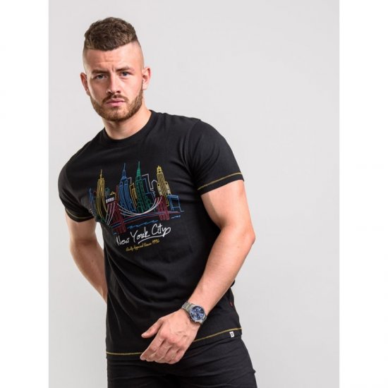 D555 Shelby T-shirt Black - T-shirts - T-shirts Homem Tamanhos Grandes