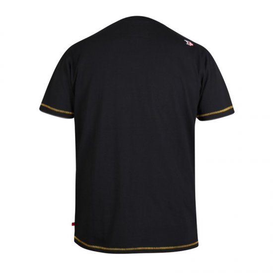 D555 Shelby T-shirt Black - T-shirts - T-shirts Homem Tamanhos Grandes