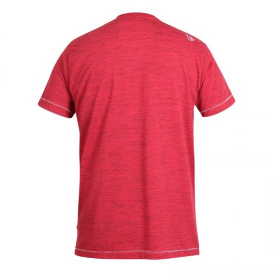 D555 Shelton T-shirt Red - T-shirts - T-shirts Homem Tamanhos Grandes