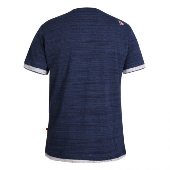 D555 Finn T-shirt Navy - T-shirts - T-shirts Homem Tamanhos Grandes