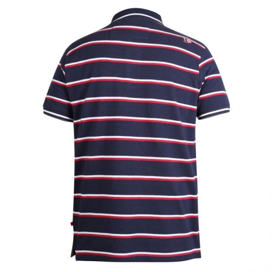 D555 Holmes Polo Navy - Pólos - Pólos Tamanhos Grandes Homem