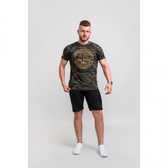 D555 Thompson T-shirt Jungle Camo - T-shirts - T-shirts Homem Tamanhos Grandes