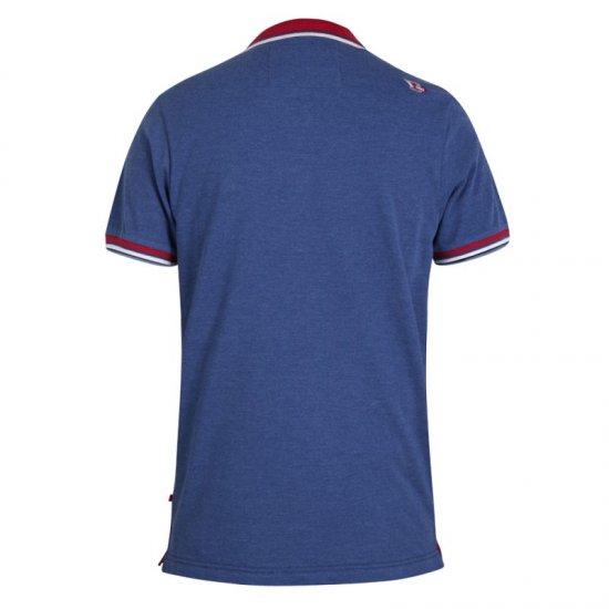 D555 Nigel Polo Denim Blue - Pólos - Pólos Tamanhos Grandes Homem