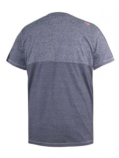 D555 Anson Originals Printed T-shirt Denim Marl - T-shirts - T-shirts Homem Tamanhos Grandes