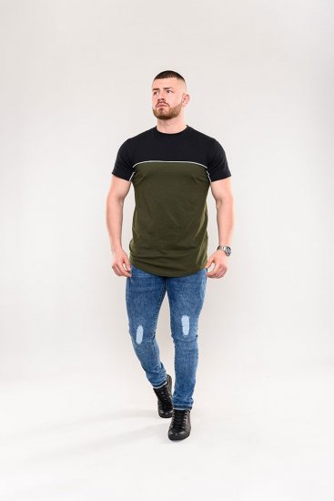 D555 Buckland Couture Cut And Sew Curved Hem T-Shirt - T-shirts - T-shirts Homem Tamanhos Grandes