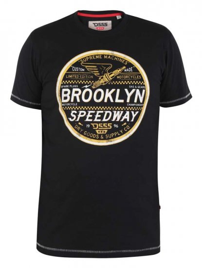 D555 Wadebridge Speedway Printed T-Shirt - T-shirts - T-shirts Homem Tamanhos Grandes