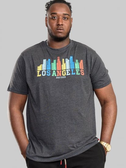 D555 Hemford Printed T-Shirt - T-shirts - T-shirts Homem Tamanhos Grandes