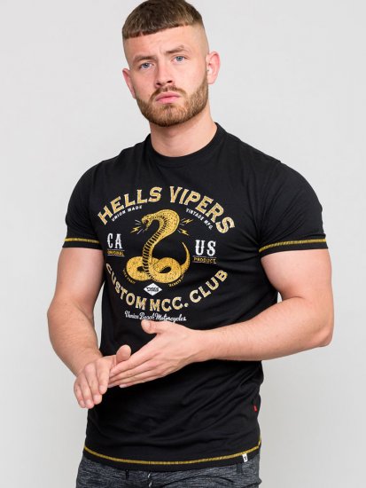 D555 WOOTON Printed T-Shirt - T-shirts - T-shirts Homem Tamanhos Grandes