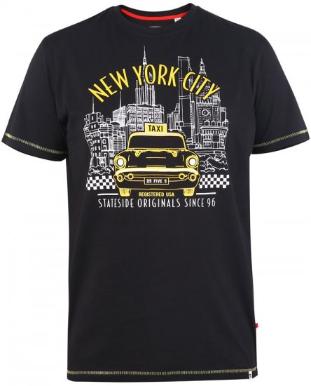 D555 WINGMORE Printed T-Shirt - T-shirts - T-shirts Homem Tamanhos Grandes