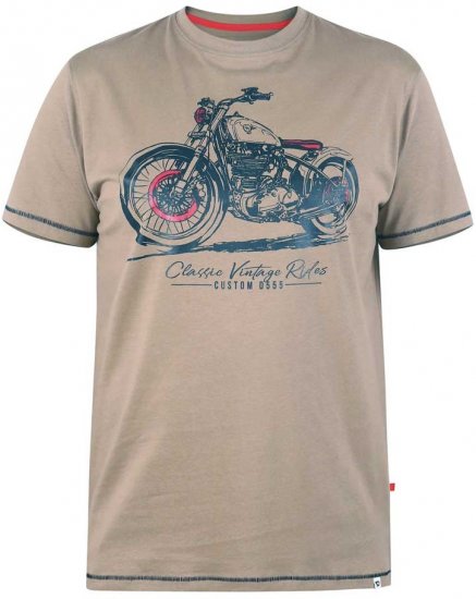 D555 RAMSGATE Printed T-Shirt - T-shirts - T-shirts Homem Tamanhos Grandes