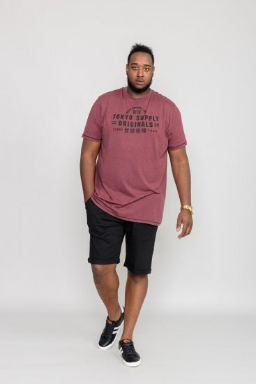 D555 LINTON Printed T-Shirt - T-shirts - T-shirts Homem Tamanhos Grandes