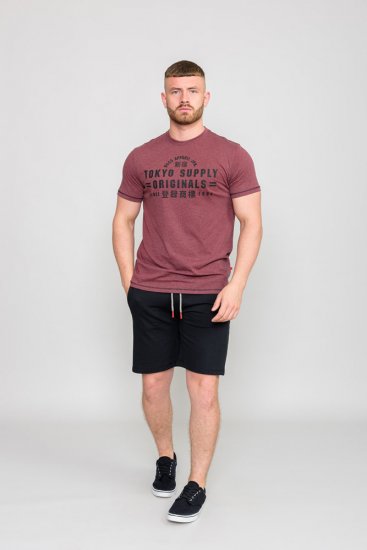 D555 LINTON Printed T-Shirt - T-shirts - T-shirts Homem Tamanhos Grandes