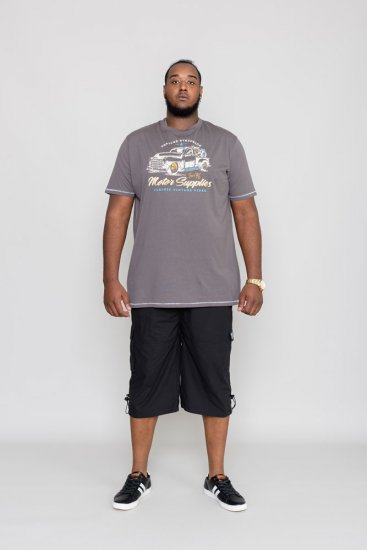 D555 BARMING Printed T-Shirt - T-shirts - T-shirts Homem Tamanhos Grandes
