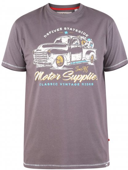 D555 BARMING Printed T-Shirt - T-shirts - T-shirts Homem Tamanhos Grandes