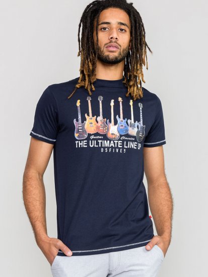 D555 PICKEMHAM Printed T-Shirt - T-shirts - T-shirts Homem Tamanhos Grandes