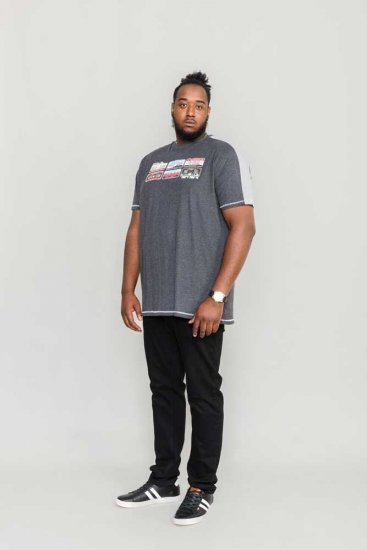 D555 SOHO American Number Plate T-Shirt - T-shirts - T-shirts Homem Tamanhos Grandes