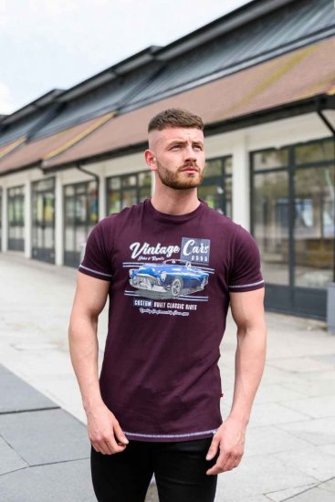 D555 BUCKHURST Vintage Cars T-Shirt - T-shirts - T-shirts Homem Tamanhos Grandes