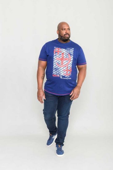 D555 GOAL Coming Home Football T-Shirt - T-shirts - T-shirts Homem Tamanhos Grandes