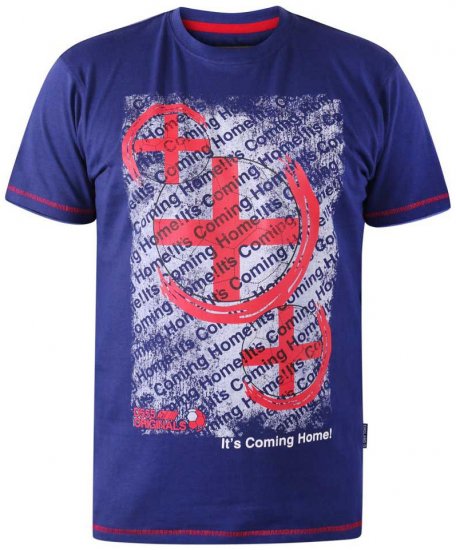 D555 GOAL Coming Home Football T-Shirt - T-shirts - T-shirts Homem Tamanhos Grandes