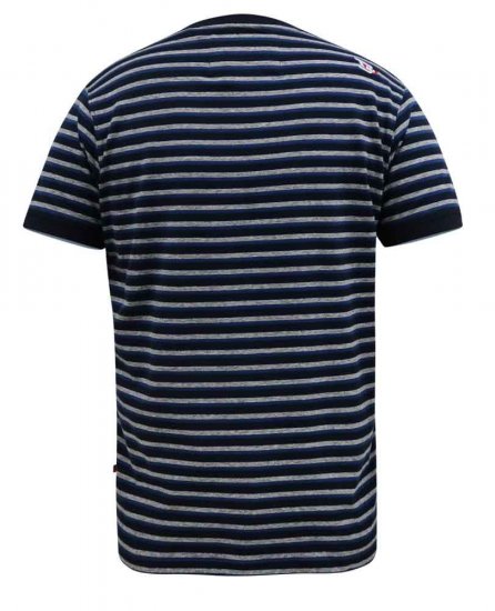 D555 Beamont Jacquard Stripe T-Shirt - T-shirts - T-shirts Homem Tamanhos Grandes
