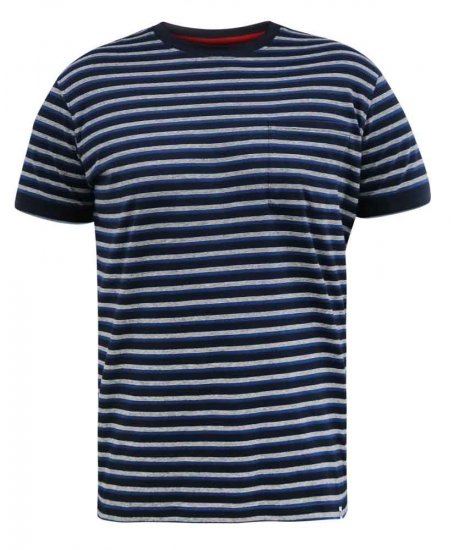 D555 Beamont Jacquard Stripe T-Shirt - T-shirts - T-shirts Homem Tamanhos Grandes