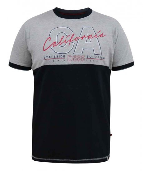 D555 Juniper California Printed T-Shirt - T-shirts - T-shirts Homem Tamanhos Grandes