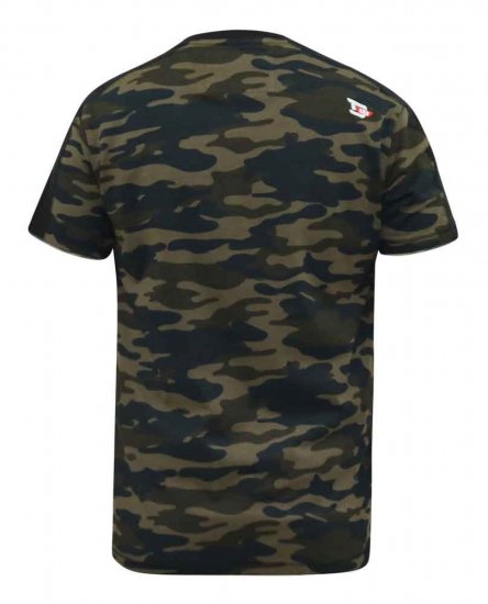 D555 Sullivan Ao Camo T-Shirt With Chest Print - T-shirts - T-shirts Homem Tamanhos Grandes