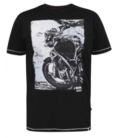 D555 Pinewood Photographic Bike Printed T-Shirt - T-shirts - T-shirts Homem Tamanhos Grandes