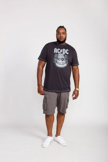 D555 Highway Official AC/DC Hells Bells Printed T- Shirt - T-shirts - T-shirts Homem Tamanhos Grandes