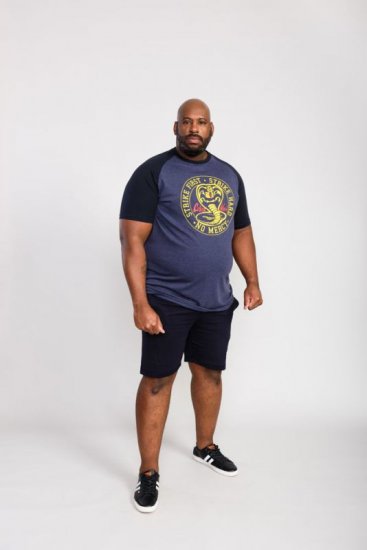 D555 Steeple Official Cobra Kai Printed T-Shirt - T-shirts - T-shirts Homem Tamanhos Grandes