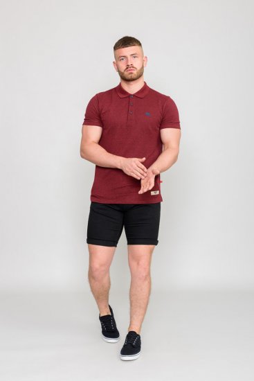 D555 WINCHESTER Red Polo Shirt - Pólos - Pólos Tamanhos Grandes Homem